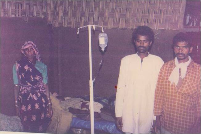 Indoor Hospital in the initial days