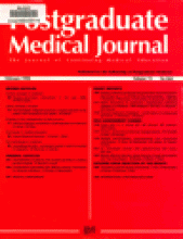 MAHAN published research: cover of the Postgraduate Medical Journal