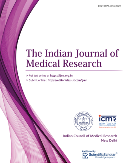 MAHAN published research: cover of The Indian Journal of Medical Research