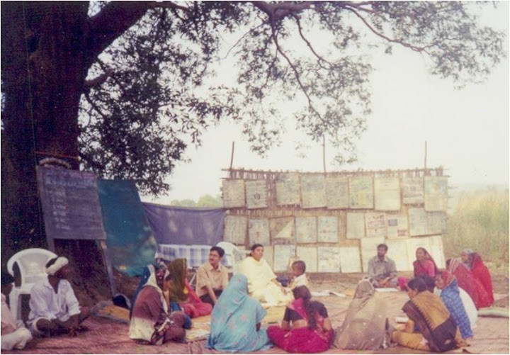 At MAHAN, Bare Foot Doctors or Village Health Worker are being trained, for treating the patients in