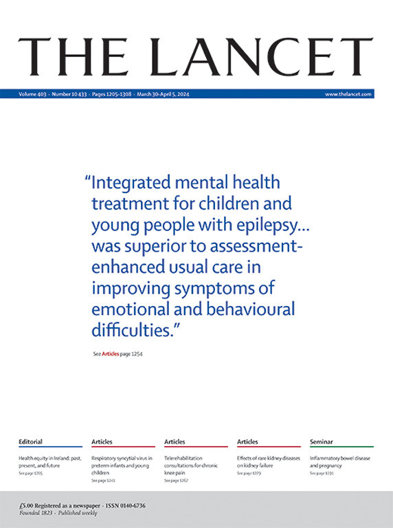 MAHAN published research: cover of The Lancet